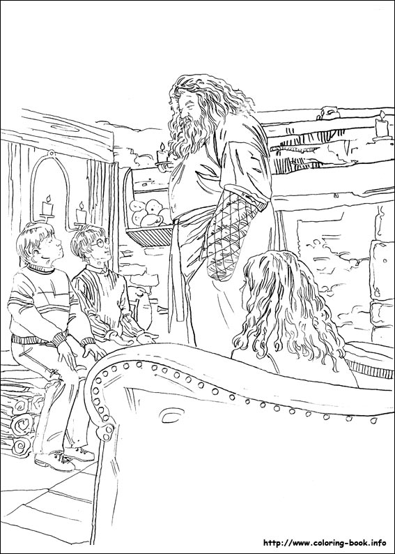 Harry Potter coloring picture